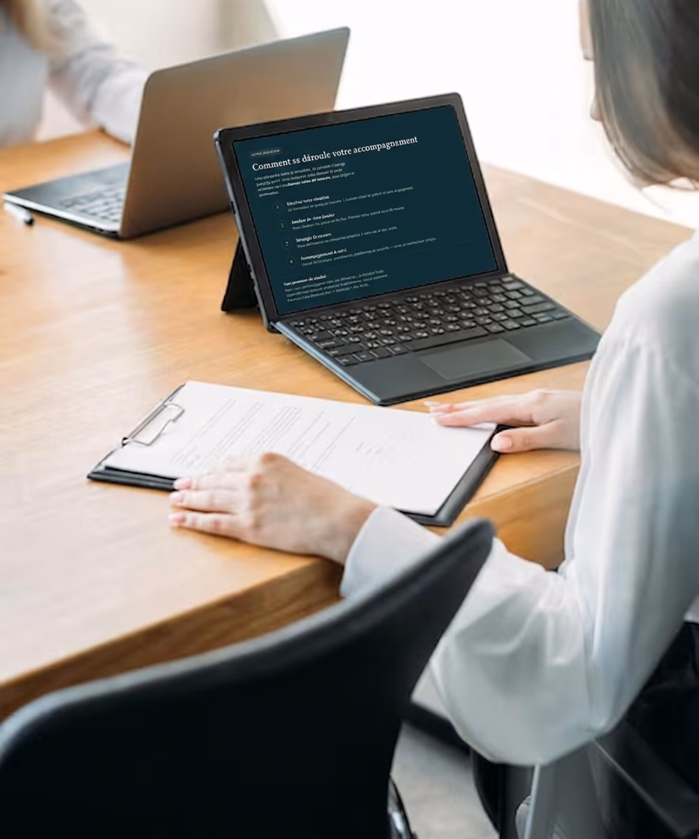 Prevalia adviser reviewing case documents